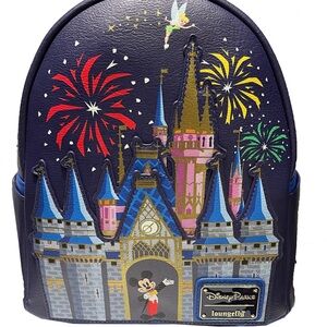 SOLD New loungefly Disney parks castle mini backpack